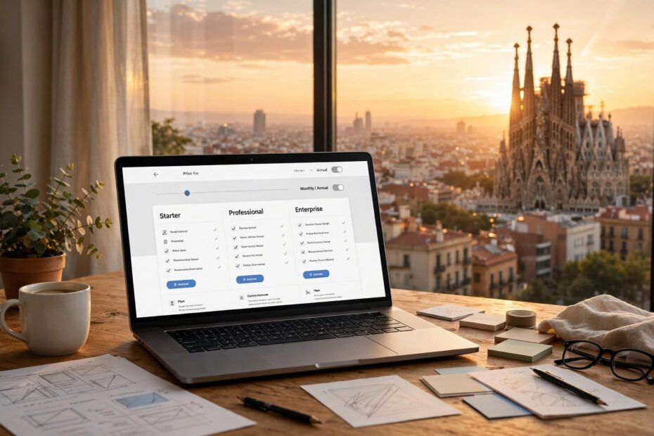 Cuánto cuesta una página web en Barcelona en 2026